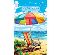 pocket planner 2025-2026: 2 Year - January 2025 - December 2026 with Inspirational Quotes and Phases of the moon