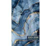 pocket planner 2025-2026: 2 Year - January 2025 - December 2026 with Inspirational Quotes and Phases of the moon