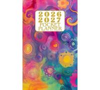 Pocket Planner 2026-2027 for Purse: Abstract Circles Cover - 2 Year Pocket Calendar for Purse from January 2026 up to December 2027 with Holidays, Habits Tracker, Vision Board
