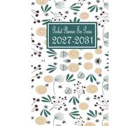 Pocket Planner 2027-2031 For Purse: 5 Years from January 2027 to December 2031 with Motivational Quotes and Holidays / Small Size 4 x 6.5 / Floral Design