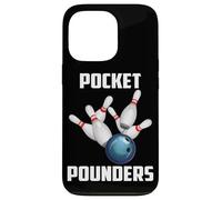 Pocket Pounders Bowling Team League - Camisa para Mujer y Hombre Carcasa para iPhone 13 Pro