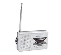 Pocket Radio Am FM, Batería Que Funciona con 2 Baterías AA, Radio Am Portable FM, con Altavoz Transparente y Auriculares