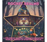 Pocket Realms: A Coloring Journey Through Miniature Worlds Hidden in Everyday Objects