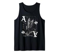 Pocket Rocket Poker Aces :-: Grunge Spades Design Camiseta sin Mangas