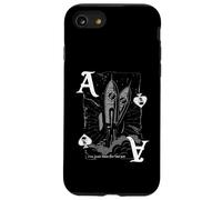 Pocket Rocket Poker Aces :-: Grunge Spades Design Carcasa para iPhone SE (2020) / 7/8