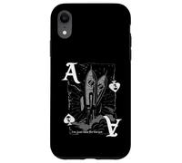 Pocket Rocket Poker Aces :-: Grunge Spades Design Carcasa para iPhone XR