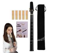 Pocket Sax, 8-Hole C Key Saxophone, Practice Tool For Musicians And Beginners, Instrument, Includes Reeds And Carrying Bag, Compact Design, Ideal For Quick Practice