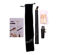 Pocket Sax, 8 Hole C Key Small Saxofón, 1,38 x 14,57 in Portable Woodwind Instrument with Reeds Carrying Bag, Perfect Practice Tool for Musicians and Beginners