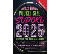 Pocket Size 5x8 2025 Sudoku Books for Adults & Teens Medium Level: 200 Medium Level Puzzles with Full Solutions - Take It Anywhere With You For ... & Travel-Friendly Size (Level 2 of 4)