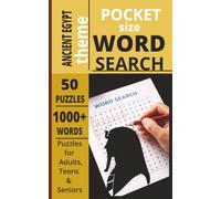 POCKET SIZE ANCIENT EGYPT WORD SEARCH BOOK: EASY to carry Word Search about ANCIENT EGYPT, HISTORY, CULTURE and more[5x8,50 ... Gift for teens, adults, seniors