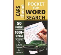 POCKET SIZE CARS WORD SEARCH BOOK: EASY to carry Word Search about CARS, VINTAGE, RACING, TRANSPORT and more[5x8,50 puzzles,1000+words]-Perfect for ... Gift for teens, adults, seniors