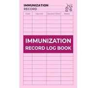 Pocket Size Immunization Record Log Book: Vaccination Book Medical Health history Tracker