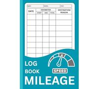 Pocket Size Mileage Log Book: 4x6 Inch Vehicle Mileage Tracker Journal for Business Owners & Self Employed - Simple Odometer Log, Tax Record Keeper for Car & Taxi Drivers (120 Pages)