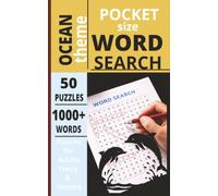 POCKET SIZE OCEAN WORD SEARCH BOOK: EASY to carry Word Search about OCEAN, HABITAT, MARINE LIFE, NATURE and more[5x8,50 puzzles,1000+words]-Perfect ... Gift for teens, adults, seniors