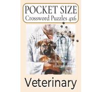 Pocket Size Word Search Books 4x6 Veterinary: Easy, Mini, Small Travel Compact Size, about Veterinarian, Zoological, Animal-medicine fan and More | ... Gift for Vacations, Holidays and Free Times