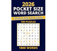 Pocket Size Word Search Books for Adults: 100 Puzzles with 1800 words