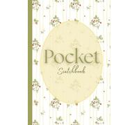 Pocket Sketchbook: A6 Pocket Sketchbook for Drawing & Doodling - 80 Blank Pages Travel Journal, Mini Artist Notebook, Strawberry Watercolor Design, ... Notebook Insert for Creative Ideas on the Go