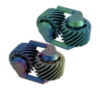 Pocket Spinner Fidget Toy - 3D Printed Sensory Gadget | 5.7x3x3cm Mini Desk Accessory with Lightweight 20g Build, Compact Handheld Toy for Work Study Travel, Focus Support Present for Ages 6 Up