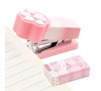 Pocket Staplers, Cat Claw Small Cute Stitcher with Compact Lightweight Build & Smooth Grip, Mini Handy Stapler, for Kids Students Classroom Office School Desk Travel Christmas