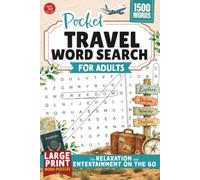 Pocket Travel Word Search for Adults: Large Print Word Puzzles for Relaxation and Entertainment on the Go (Word Find Books For Adults)