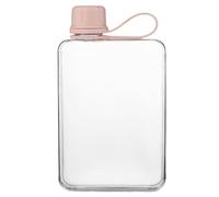 Pocket Water Bottle - 500ml Portable Flat Drink Flask, Leak Proof Slim Hydration Container, Lightweight Cold Beverage Storage Bottle Compact Space Saving Design | Sports Travel Office School Outdoor