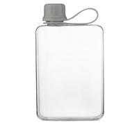 Pocket Water Bottle - 500ml Slim Water Flask, Portable Leak Resistant Drink Container, Flat Profile Reusable Beverage Bottle Easy Carry Hydration Companion | For Purse Pocket Gym Hiking Daily Use