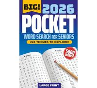 Pocket Word Search for Seniors: 224 Themed Word Search Puzzles Featuring 5000 Words for Challenging Puzzle Sessions!