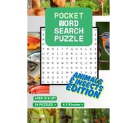 pocket word search puzzle: animals & insects edition: 6 x 9 inches, ages 10 and above, word puzzle, book pocket size