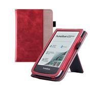 (Pocketbook 633 Rojo vino) Pocketbook 606/616 Pocketbook 627/628 Pocketbook 632/633 Color 2020 Funda para lector