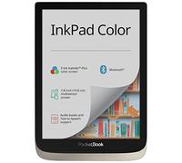 PocketBook InkPad Color - Lector de Libros electrónicos (16 GB de Memoria, 19,8 cm (7,8 Pulgadas), Pantalla a Color, iluminación Frontal, Wi-Fi, Bluetooth), Color Plateado