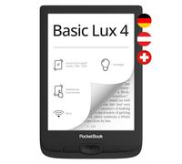 Pocketbook Lector de Libros electrónicos Basic Lux 4 Negro 8GB Versión de Techo de 6 Pulgadas eINK Touch Wi-Fi