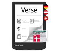 PocketBook Lector de Libros electrónicos Verso (versión Alemana) Memoria de 8 GB (Extensible) Pantalla E-Ink Carta 15,2 cm (6") Gris Niebla