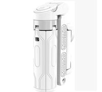 Pocketflex Mini Tripod, 2025 New Pocket Flex Portable Selfie Stick, Mini Selfie Stick Tripod for Selfies, Vlogs, Landscape Photography (White)