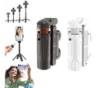 Pocketflex Mini Tripod, Razunoth Tripod Mini JJ02, Tripod JJ02 Pocketflex, Pocketflex Tripod with Detachable Remote Control, One-Touch Push Button Switch, 360° Rotation (Mix,2pcs)