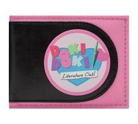 PocketGear Doki Doki Novela Visual Literature Club! Oscuros Giros Billetera/Cartera Bi-Fold Porta Tarjetas e Identificación, Rosa
