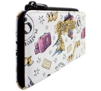 PocketGear Harry Andén 9 3/4 Potter Emblemas Mágicos de Hechicero Cartera Clutch Bolsillo para Monedas & Porta Tarjetas, Blanco