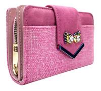 PocketGear Luna Gafas Lovegood Harry Mágico Mago Potter Cartera Clutch Bolsillo para Monedas y Tarjetas, Rosa
