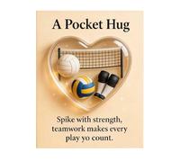 Pockethug con temática deportiva - Colección de pockethug de fútbol, golf, tenis, fútbol, todo tipo de corazón, con tarjeta de felicitación, colección temática deportiva para entusiastas del deporte y