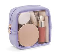 Pocmimut Mini bolsa de maquillaje, bolsa de maquillaje transparente, bolsa de aseo de viaje, bolsa de viaje, bolsa de accesorios de coche, cosas lindas para mujeres, organizadores de artículos