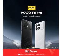 POCO F6 Pro 5G Versión Global Smartphone Snapdragon ® 8 Gen 2 6.67'' 120Hz Flujo AMOLED DotDisplay 120W Carga NFC Black
