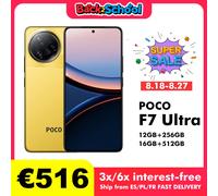 POCO F7 Ultra 5G NFC 12GB/256GB 16GB/512GB Versión Global Teléfono Móvil sin Cargador Todo Nuevo Mundo Primiere Black