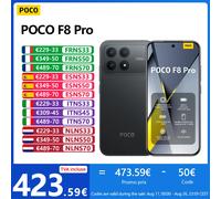 Smartphone xiaomi poco f8 pro 12gb/ 512gb/ 6.59'/ 5g/ titanio plateado