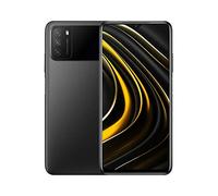 Poco M3 Smartphone 4GB 128GB 6.53" FHD+ Large 1080P FHD+ Display 48MP Triple cámara 6000mAh batería Altavoces duales 3.5mm Headphone Jack Negro [Versión Global]