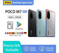 POCO M7,NFC,Pantalla de 6,9” FHD+,144 Hz,Cámara 50MP,7000mAh Batería,IP64 Silver