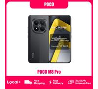 Poco M8 Pro 5G, versión global, teléfono inteligente con procesador Snapdragon 7S Gen 4, pantalla de 6,83 pulgadas, resolución 1,5K, 120 Hz, batería de 6500 mAh, carga rápida de 100 W, NFC. Silver
