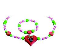 Poco mole y fresa de madera conjunto de perlas de la moda para las niñas Detoa B109601