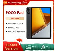 POCO Pad Qualcomm Snapdragon 256 GB 30,7 cm (12.1") 8 GB Wi-Fi 6 (802.11ax) Android 14 Gris
