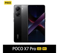 POCO X7 Pro 5G,NFC,Dimensity 8400-Ultra,50 MP Cámara,Pantalla CrystalRes AMOLED de 1.5K y 120 Hz,Cargador no Incluido Black