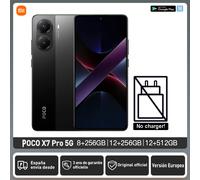 POCO X7 Pro 5G,NFC,Dimensity 8400-Ultra,50 MP Cámara,Pantalla CrystalRes AMOLED de 1.5K y 120 Hz,Cargador no Incluido Black