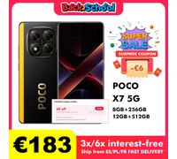 POCO X7 5G Global NFC Smartphone Tamaño 7300 Ultra 6.67 1.5K AMOLED Pantalla Curva 45W Turbo Carga Black
